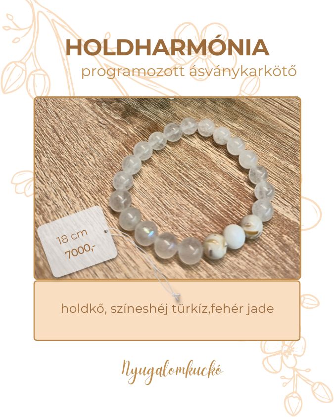 Holdharmónia karkötő - Nyugalomkuckó