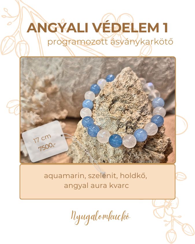 Angyali védelem 1 karkötő - Nyugalomkuckó